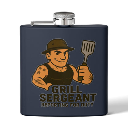 Grill Sergeant - Stainless Steel Flask
