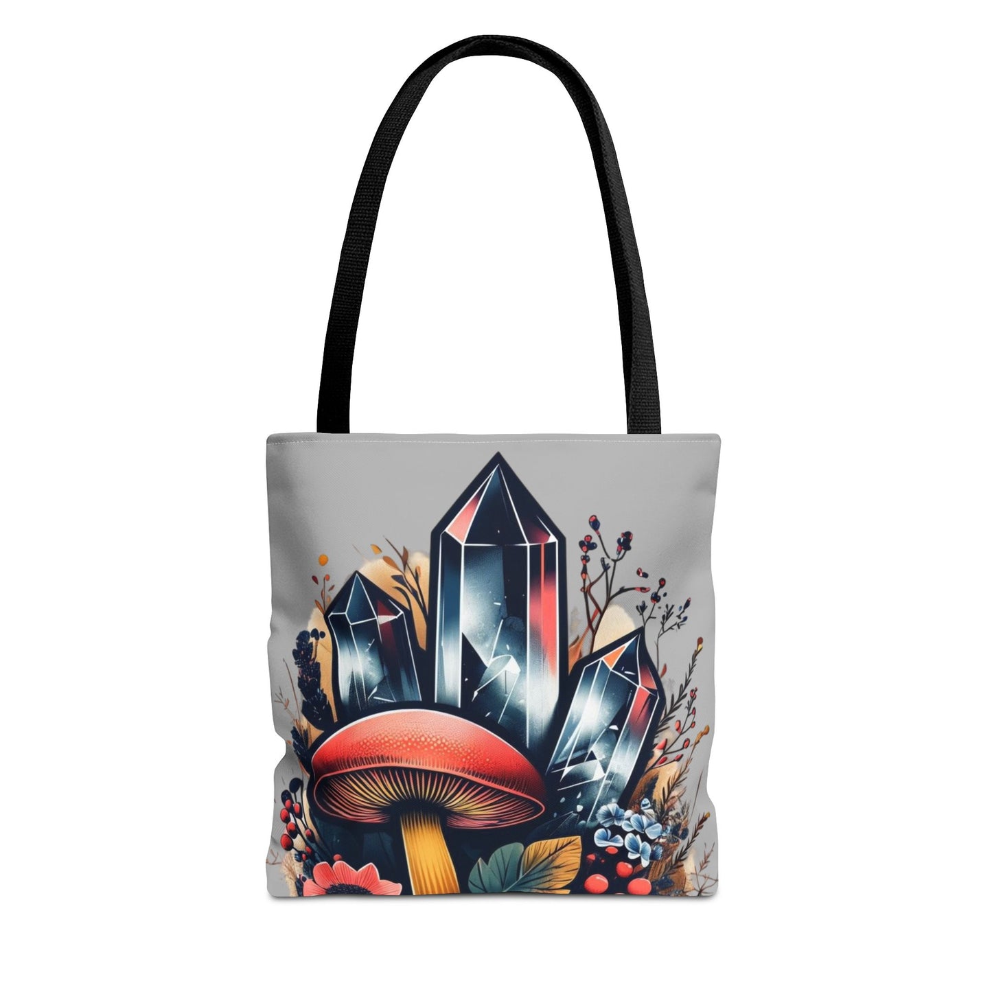 Vibrant Crystal & Mushroom - Tote Bag