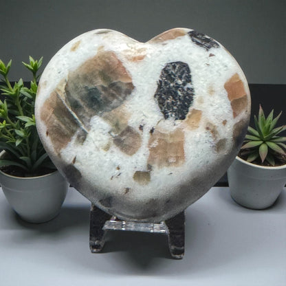Polarity Moonstone Heart