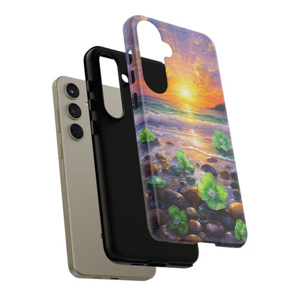 Coastal Calm Pebble Beach - Phone Case