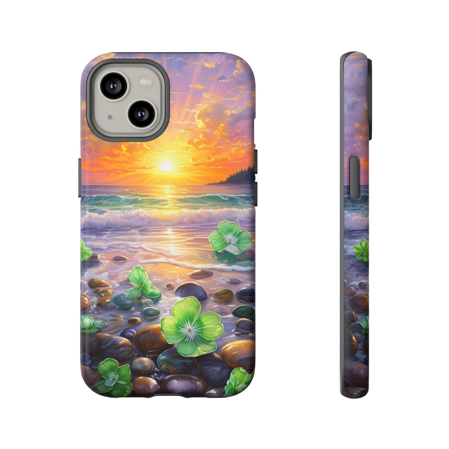 Coastal Calm Pebble Beach - Phone Case