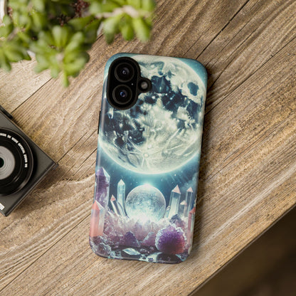 Full Moon & Crystals - Phone Case