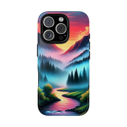 Misty Mountain River - Phone Case