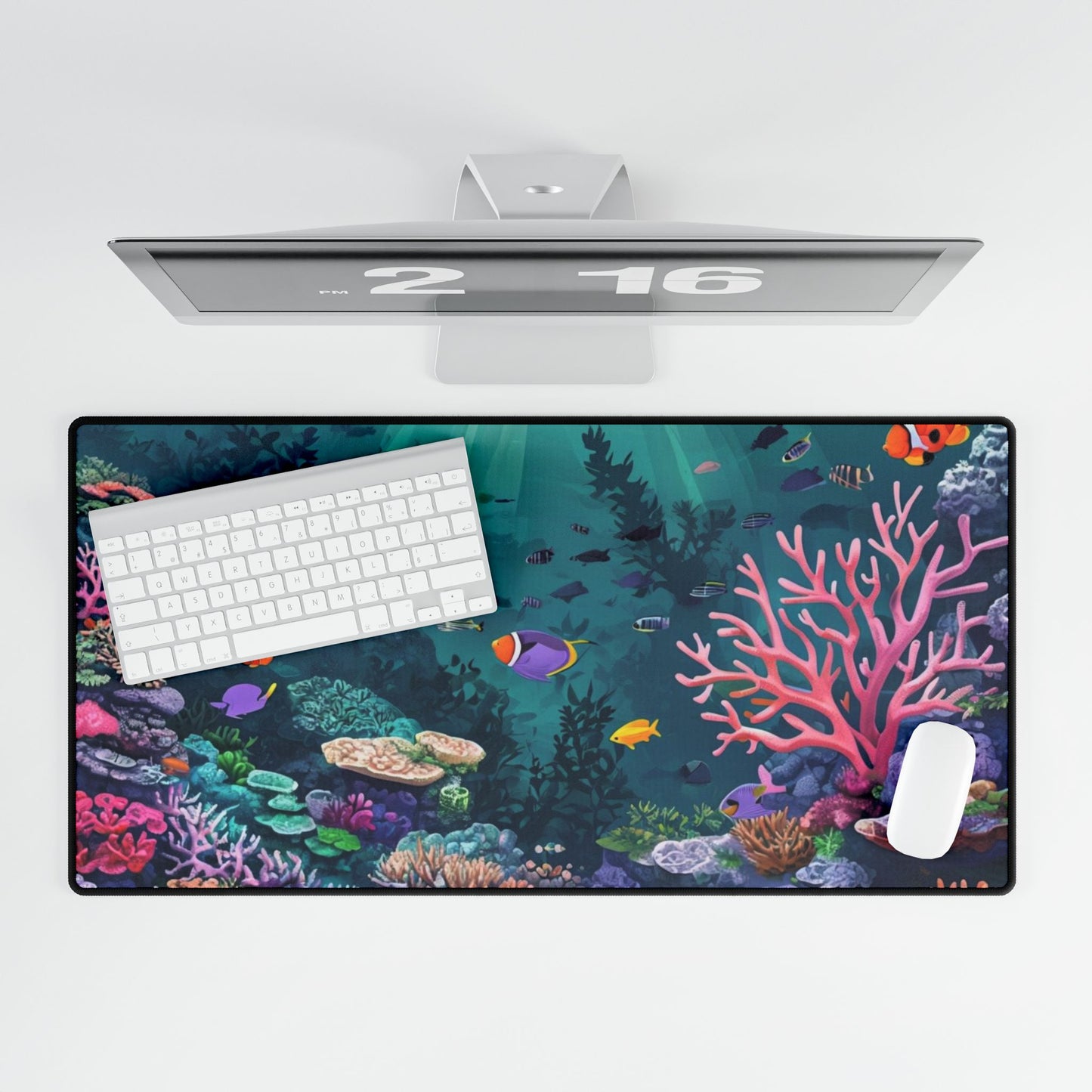 Vibrant Coral Reef - Desk Mat