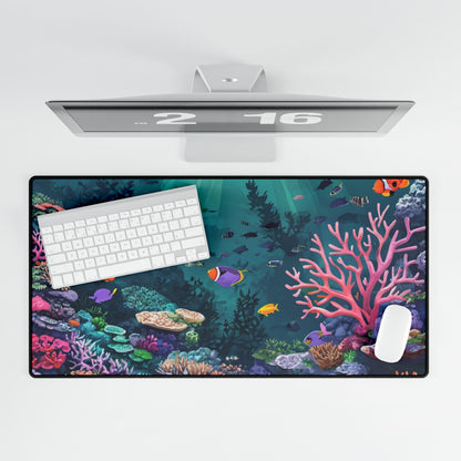 Vibrant Coral Reef - Desk Mat