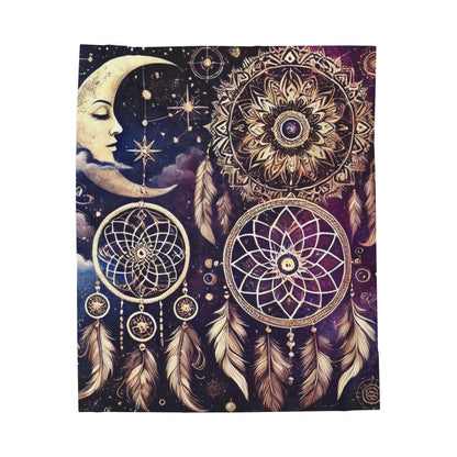 Dreamwoven Nights - Velveteen Plush Blanket