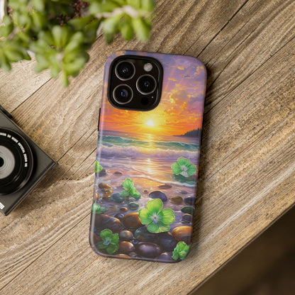 Coastal Calm Pebble Beach - Phone Case