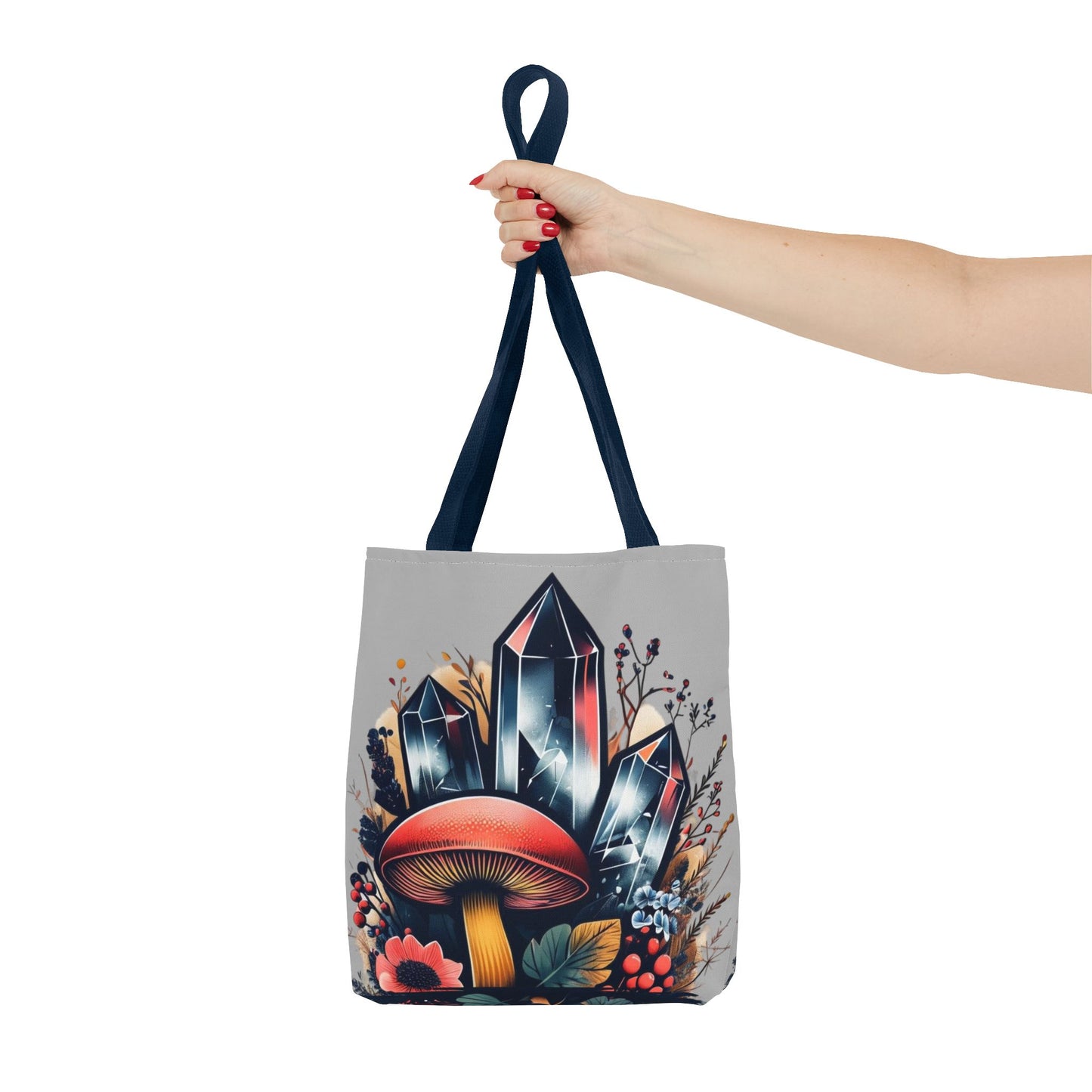 Vibrant Crystal & Mushroom - Tote Bag