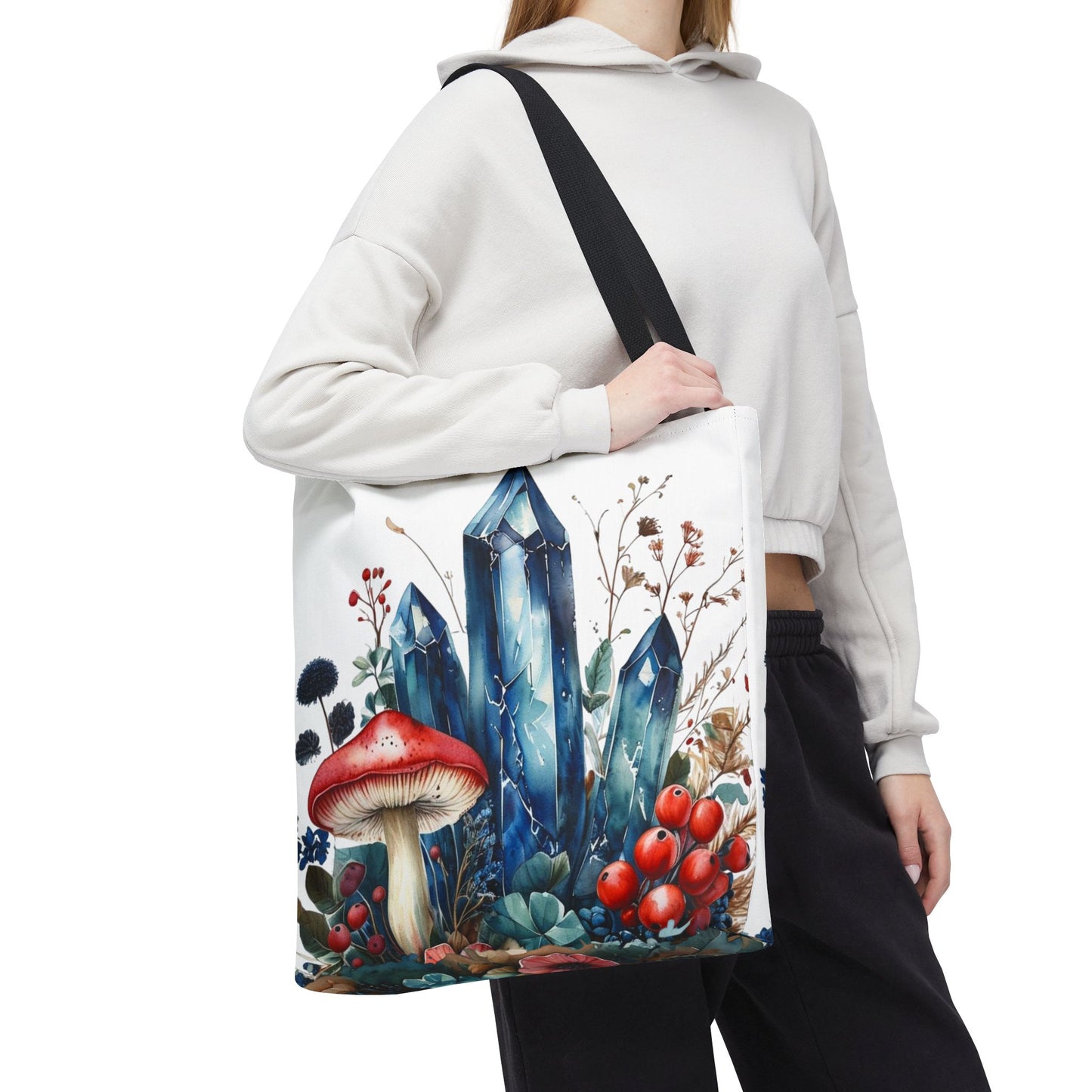 Whimsical Blue Crystals - Tote Bag