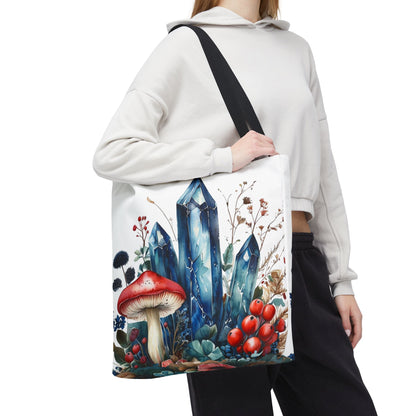 Whimsical Blue Crystals - Tote Bag