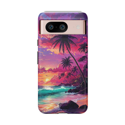 Sunset Paradise Beach - Phone Case