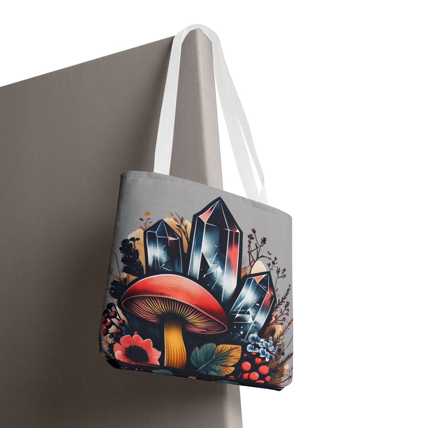 Vibrant Crystal & Mushroom - Tote Bag
