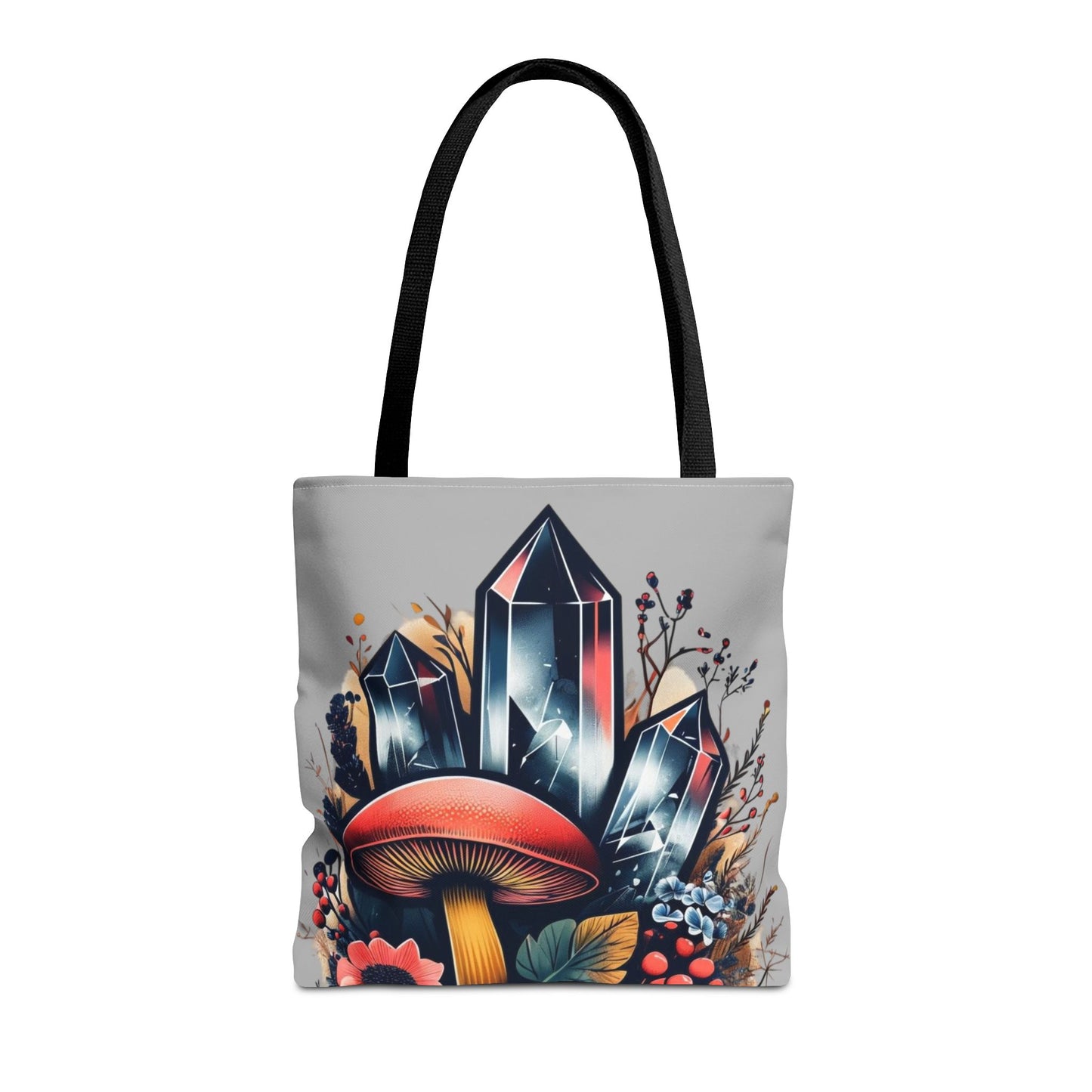 Vibrant Crystal & Mushroom - Tote Bag