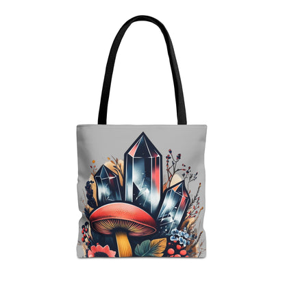 Vibrant Crystal & Mushroom - Tote Bag