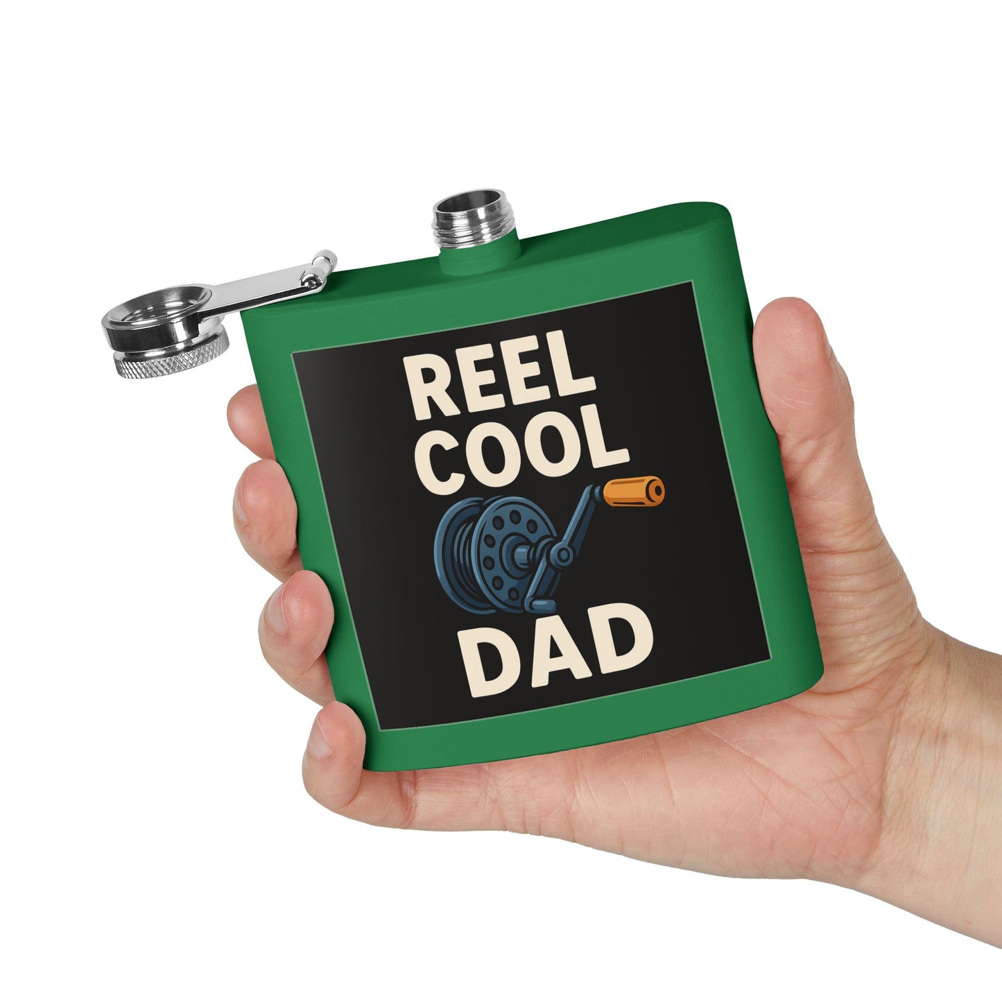Reel Cool Dad - Stainless Steel Flask