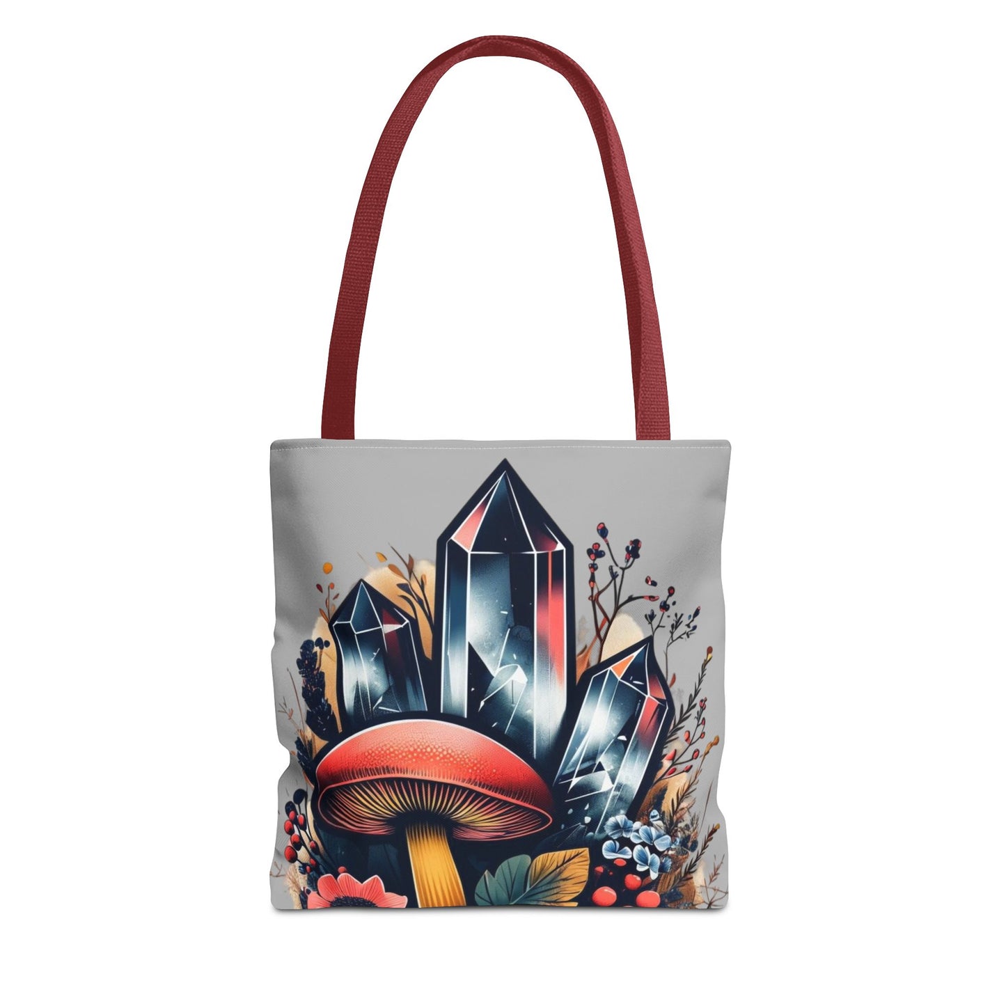 Vibrant Crystal & Mushroom - Tote Bag