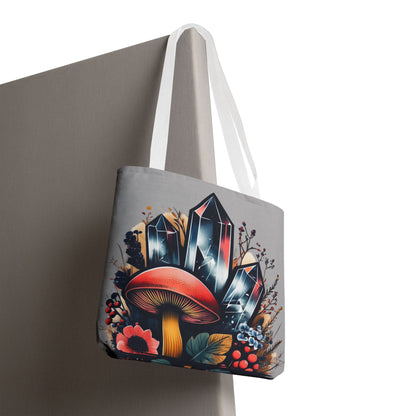 Vibrant Crystal & Mushroom - Tote Bag