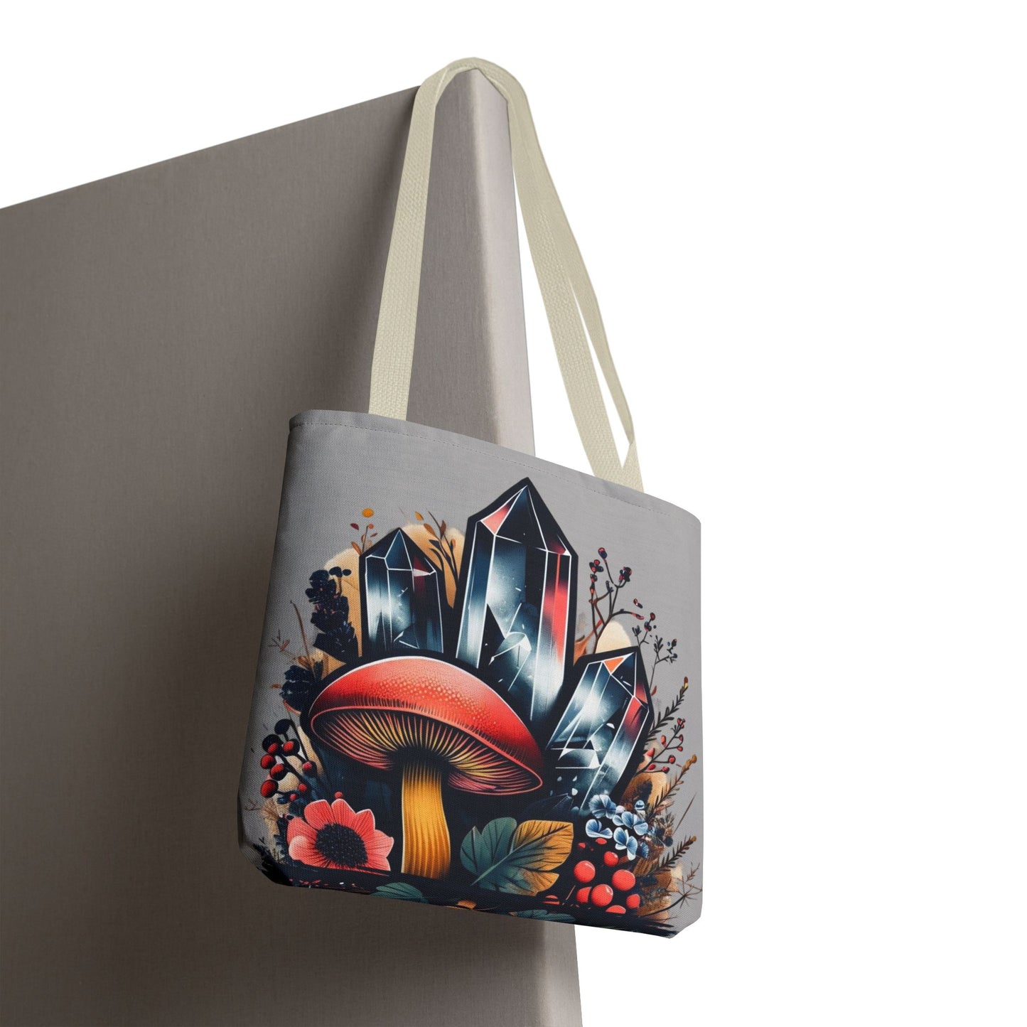 Vibrant Crystal & Mushroom - Tote Bag
