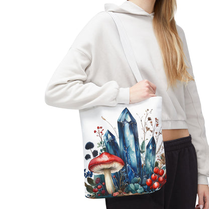 Whimsical Blue Crystals - Tote Bag
