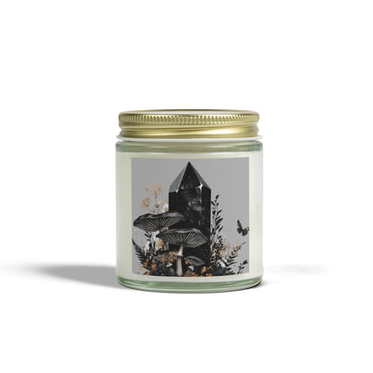 Black Protection Crystal - Candle