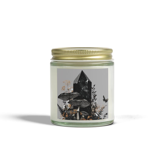 Black Protection Crystal - Candle