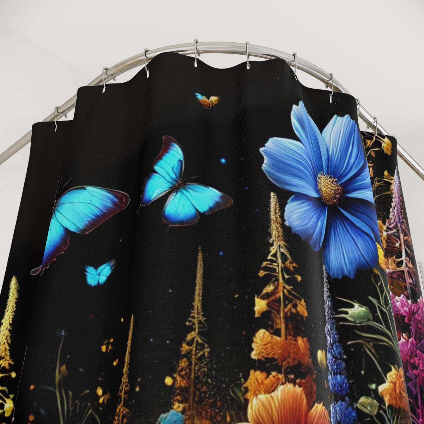 Enchanted Floral Symphony - Shower Curtain