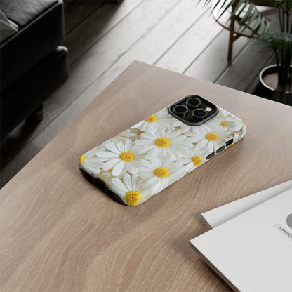 Blooming White Daisy - Phone Case