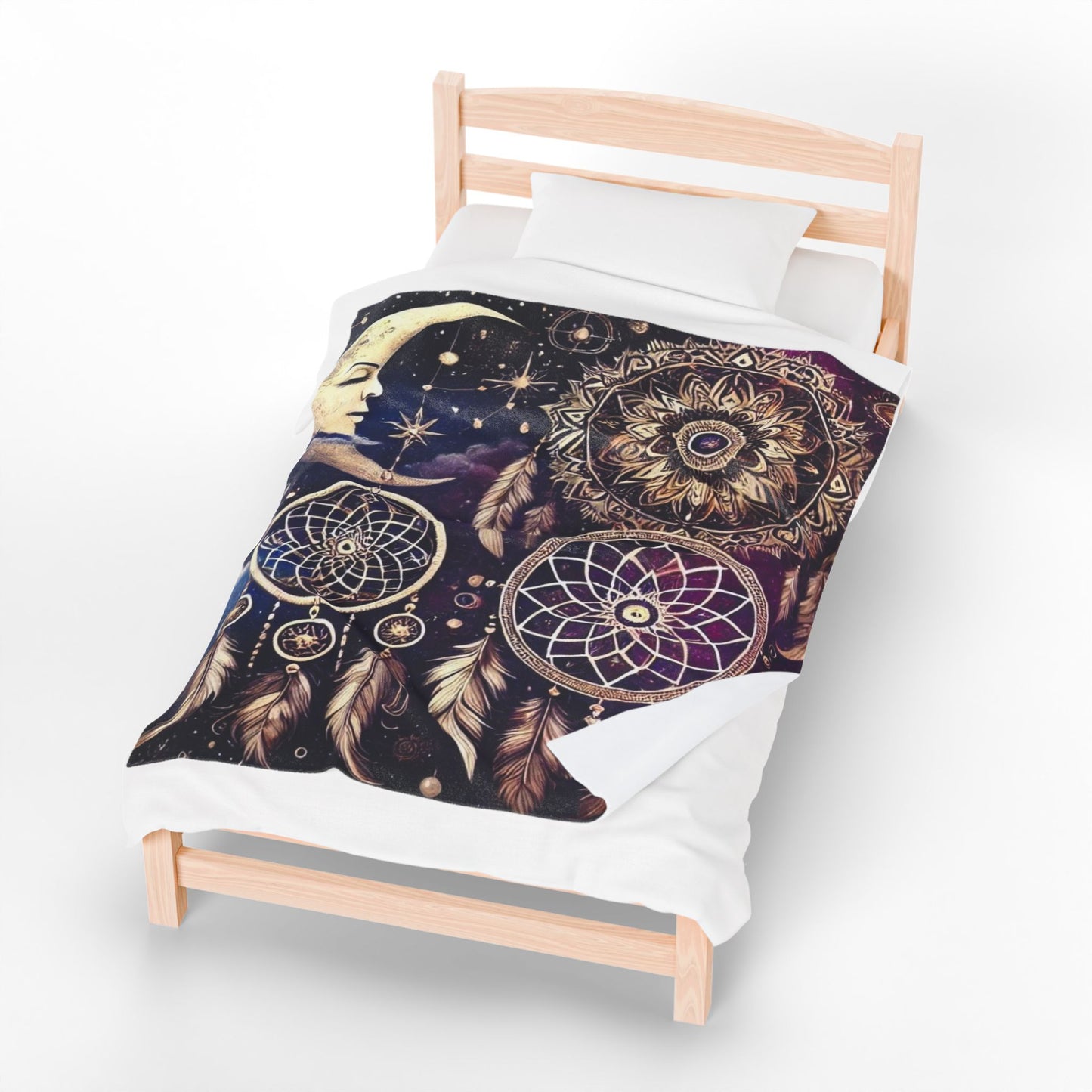 Dreamwoven Nights - Velveteen Plush Blanket