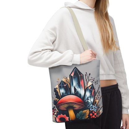Vibrant Crystal & Mushroom - Tote Bag