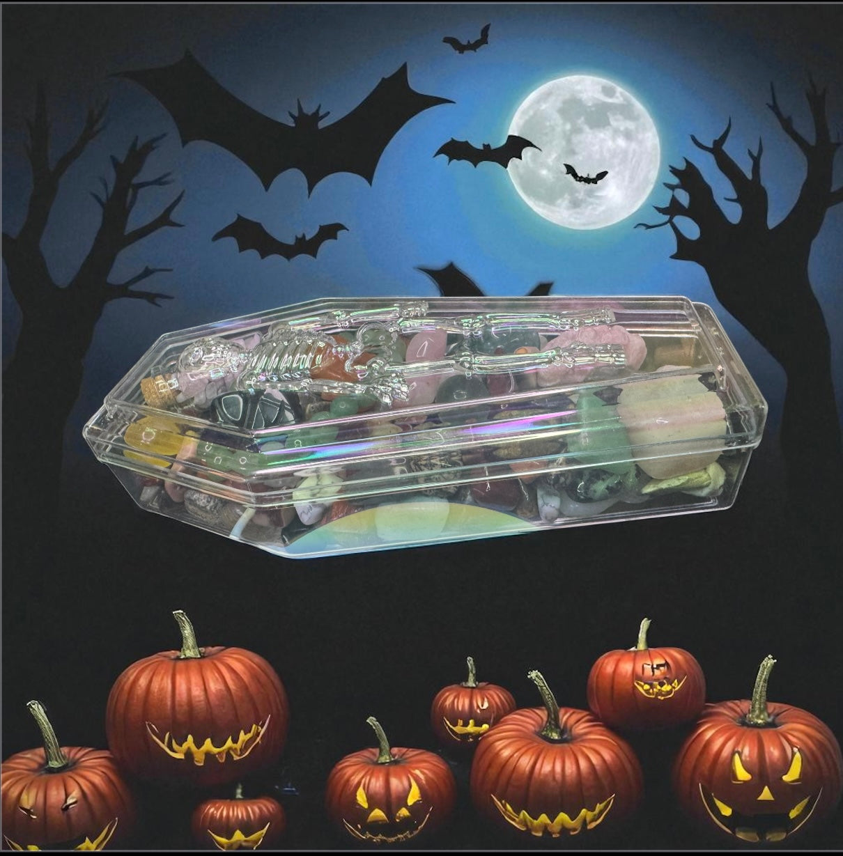 Crystal Coffin Mystery Mix – Tumbles, Carvings & More