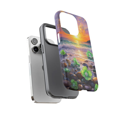Coastal Calm Pebble Beach - Phone Case