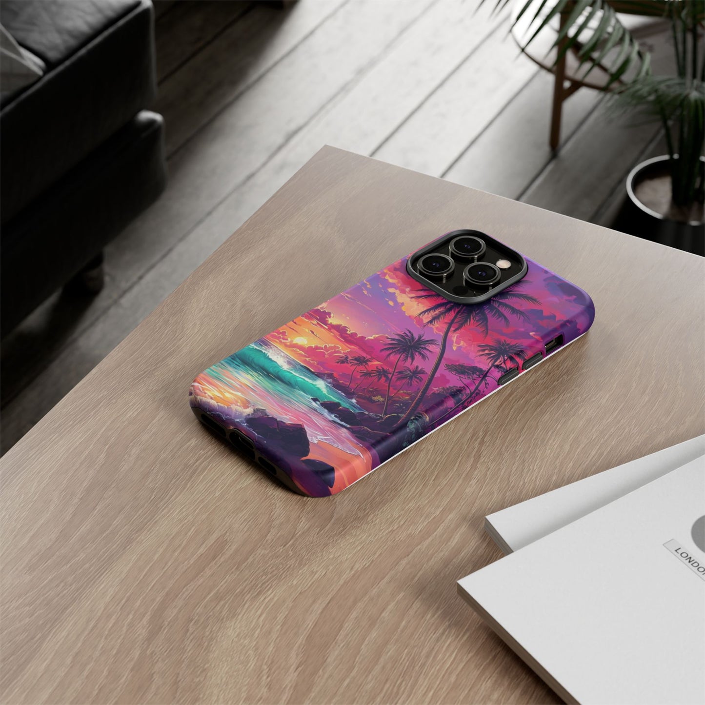 Sunset Paradise Beach - Phone Case