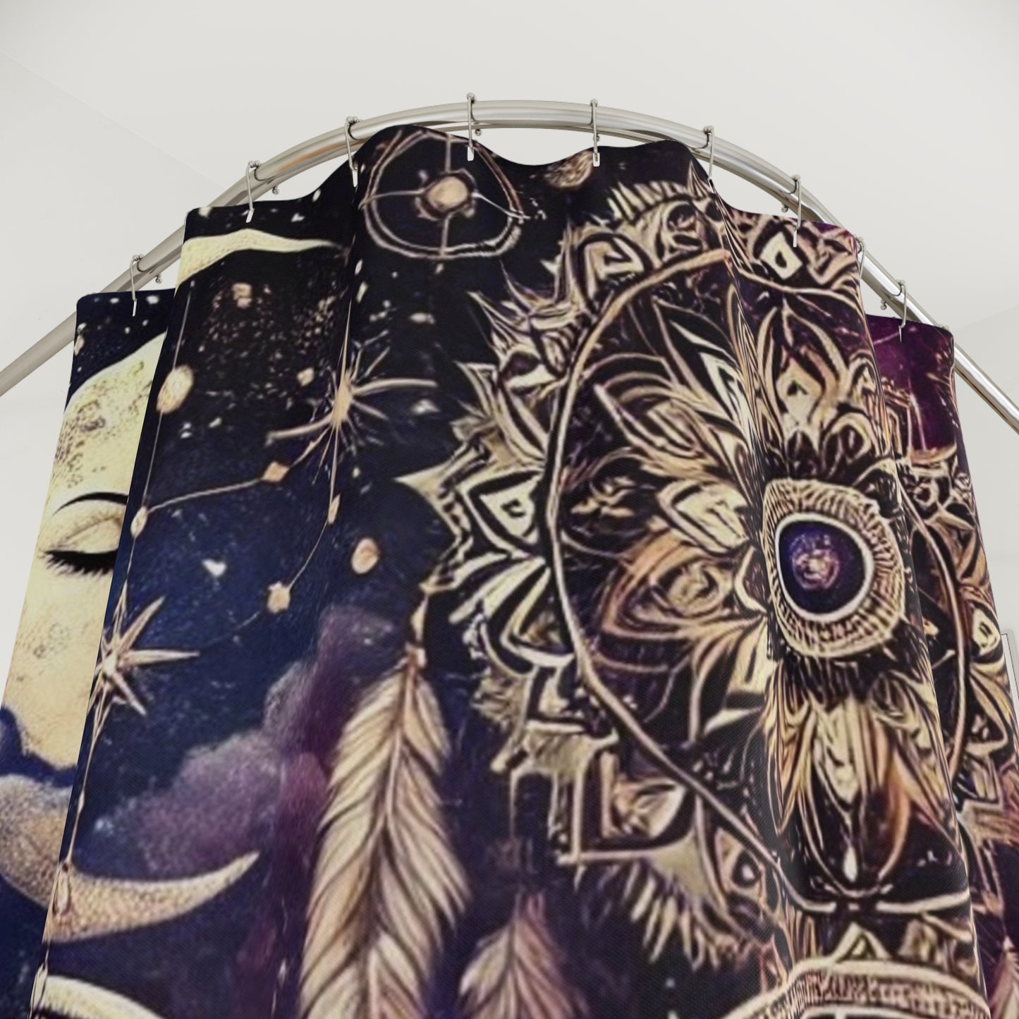 Celestial Boho Dreamcatcher - Shower Curtain
