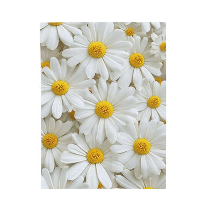 White Sunflower  - Plush Blanket
