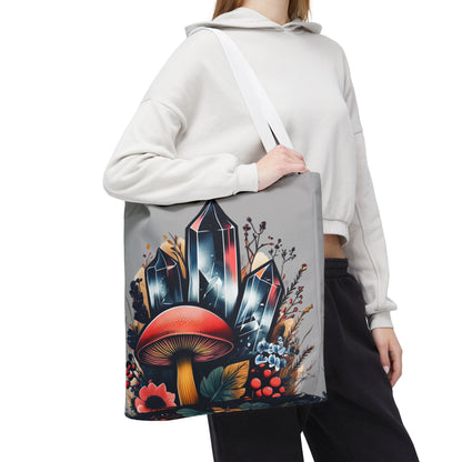 Vibrant Crystal & Mushroom - Tote Bag