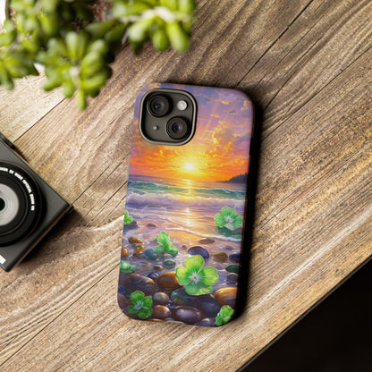 Coastal Calm Pebble Beach - Phone Case