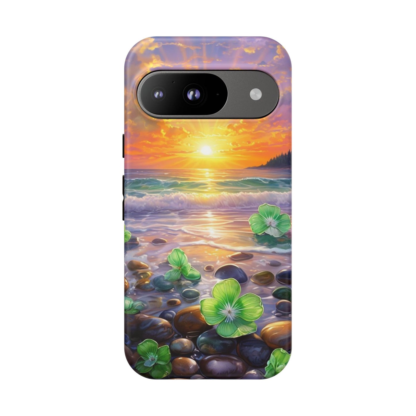 Coastal Calm Pebble Beach - Phone Case