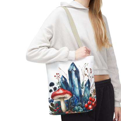 Whimsical Blue Crystals - Tote Bag