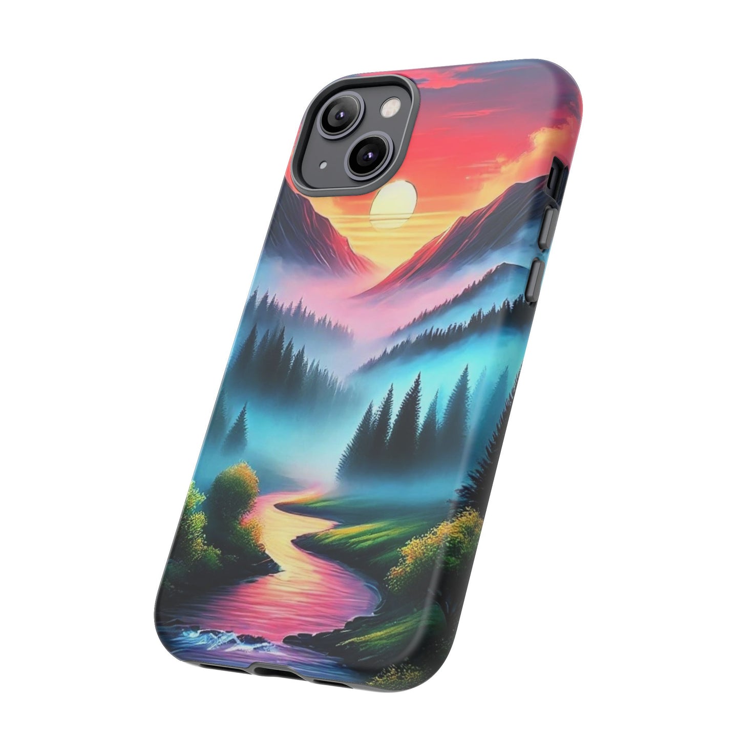 Misty Mountain River - Phone Case