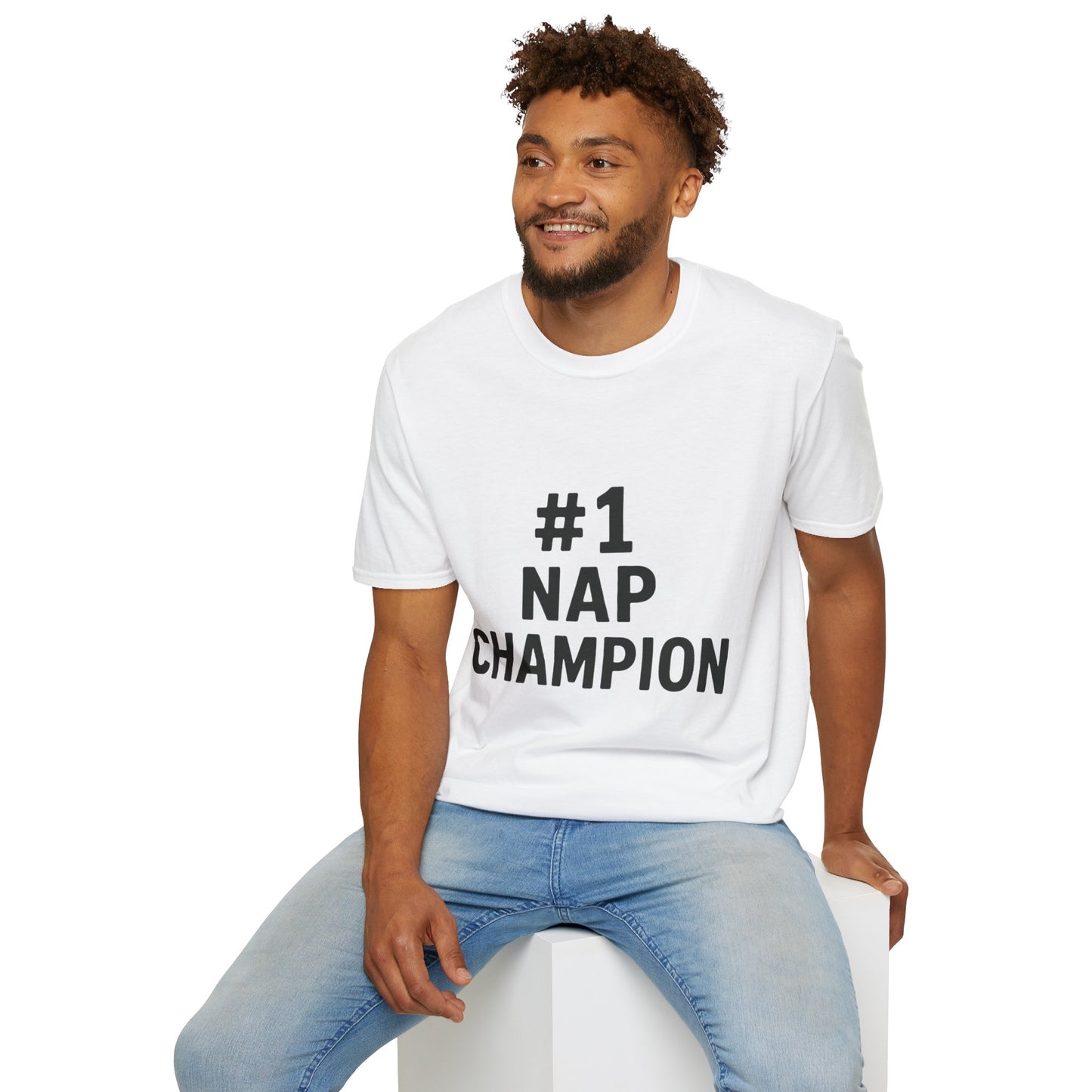 #1 Nap Champion - Unisex Softstyle T-Shirt