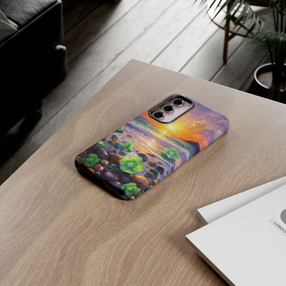 Coastal Calm Pebble Beach - Phone Case