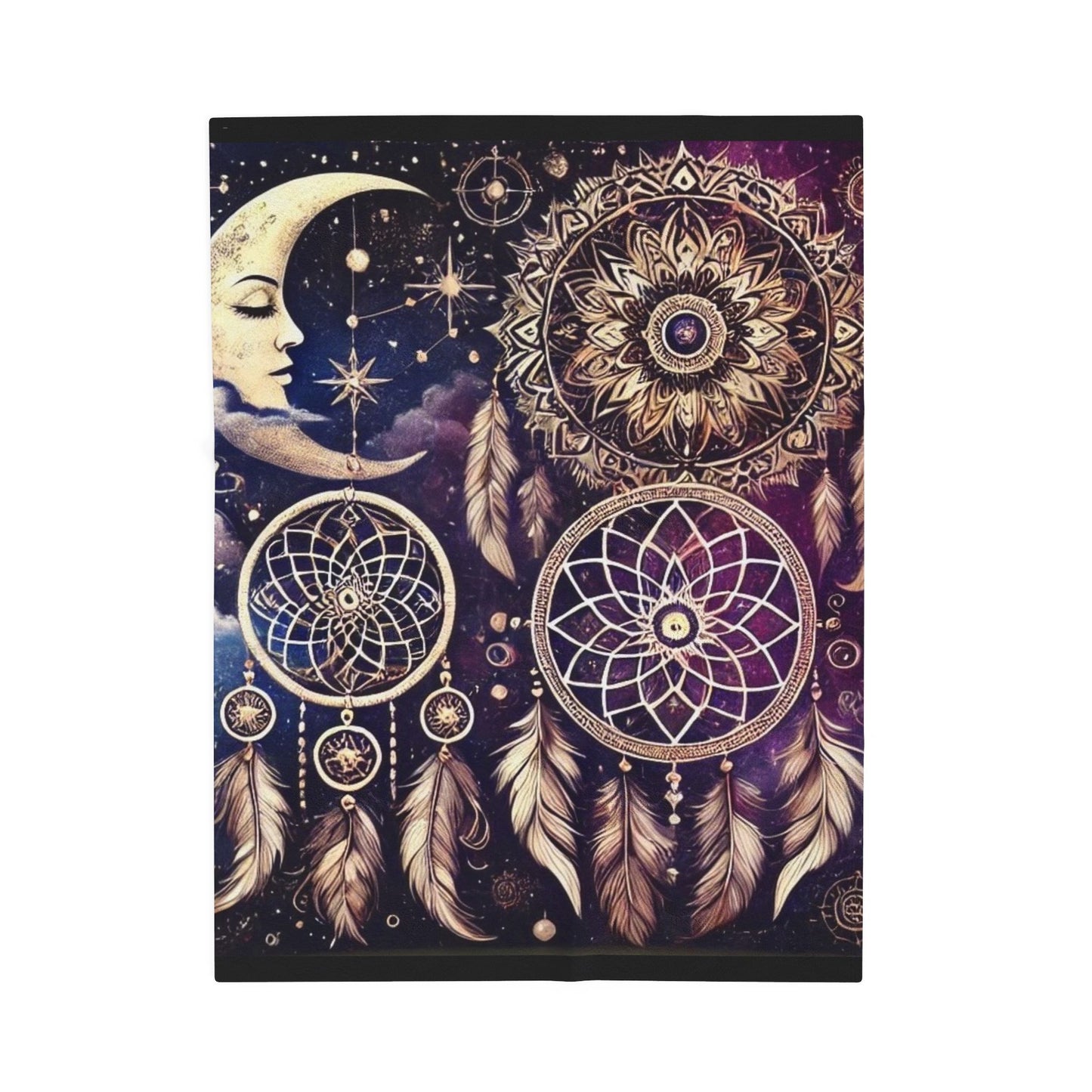 Dreamwoven Nights - Velveteen Plush Blanket