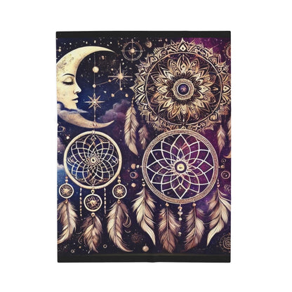 Dreamwoven Nights - Velveteen Plush Blanket