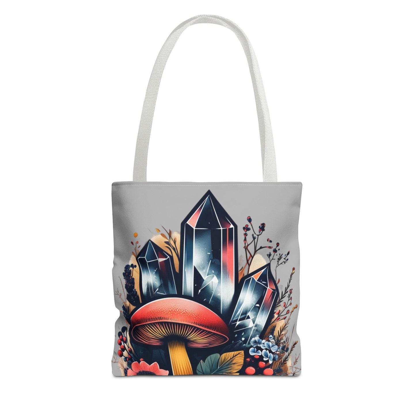 Vibrant Crystal & Mushroom - Tote Bag