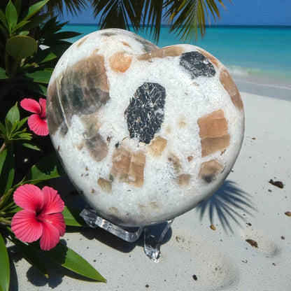 Polarity Moonstone Heart