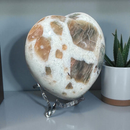 Polarity Moonstone Heart