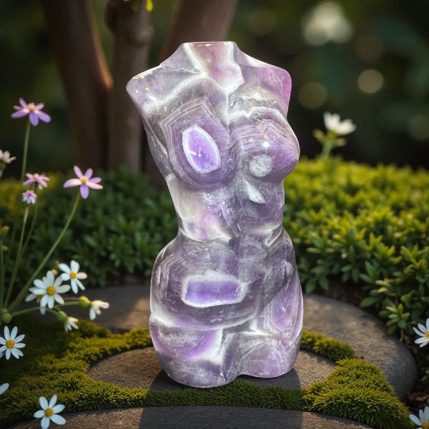 Chevron Amethyst Female Body