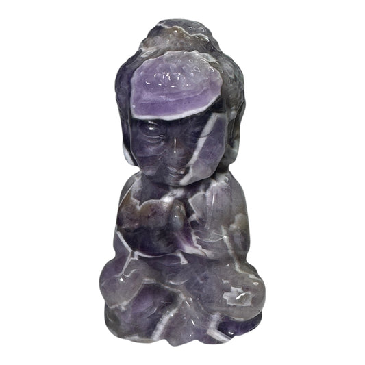 Chevron Amethyst Buddha