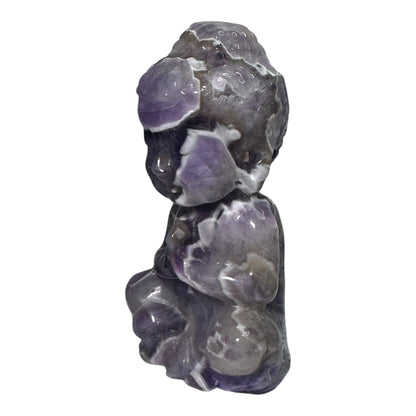 Chevron Amethyst Buddha