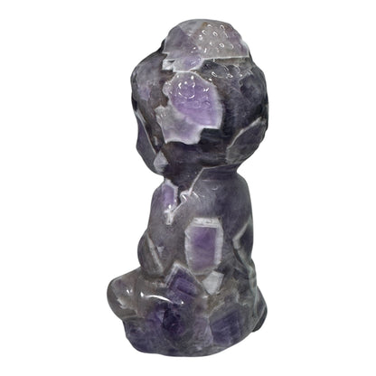 Chevron Amethyst Buddha